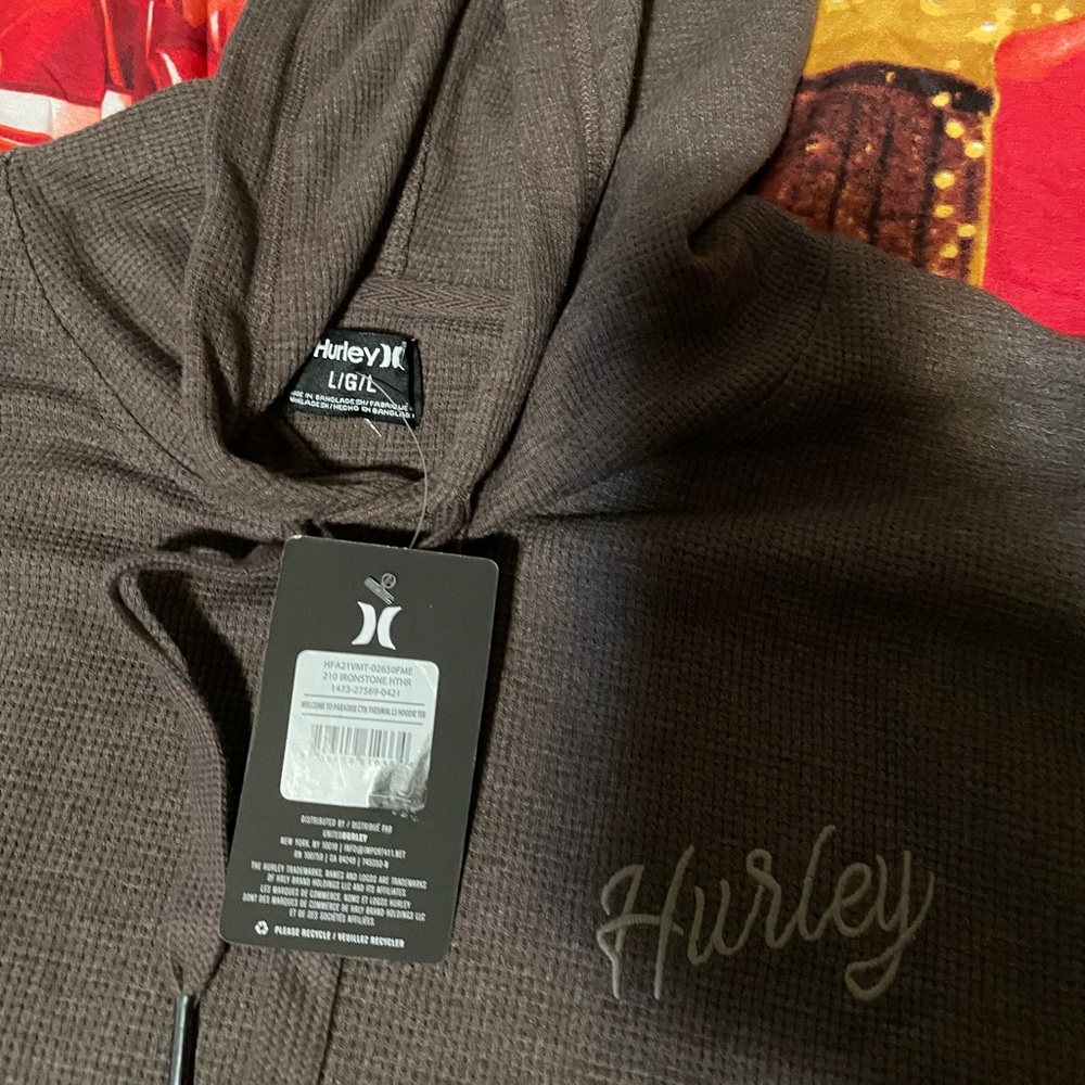 Hurley hoodie tee Large